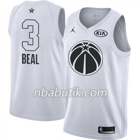 NBA Mænd Trøje Washington Wizards Bradley Beal 3 2018 All Star Jordan Brand Hvid Swingman NBA Mænd Trøje Washington Wizards Bradley Beal 3 2018 All Star Jordan Brand Hvid Swingman